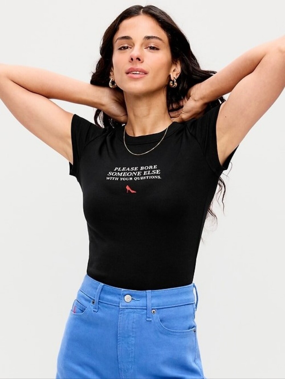 3/$25! Old Navy × The Devil Wears Prada Snug Crop T-Shirt